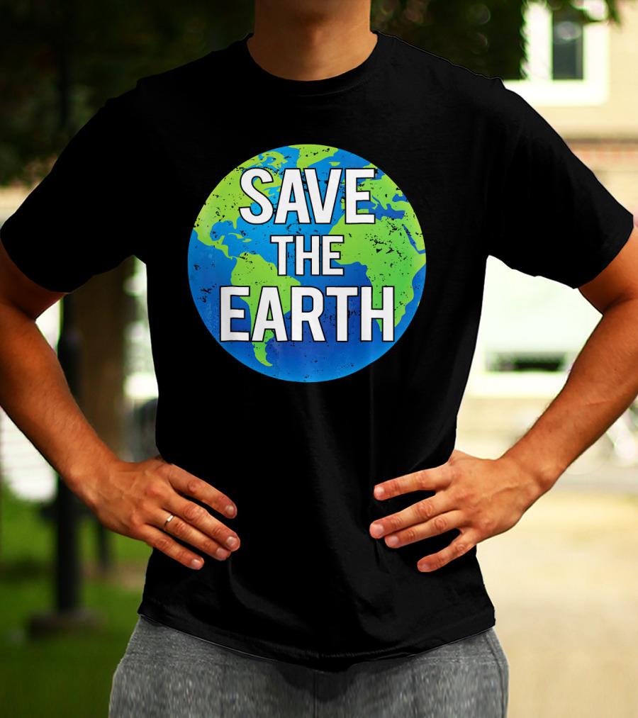 Save The Earth Planet Climate Science T-Shirt