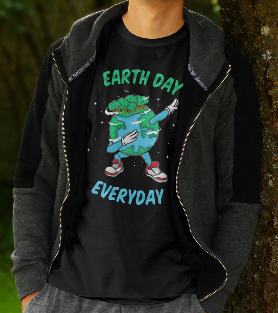 Earth Day Everyday Dabbing World Environ Planet Dance T-Shirt