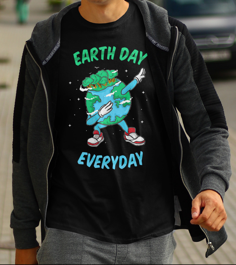 Earth Day Everyday Dabbing World Environ Planet Dance T-Shirt