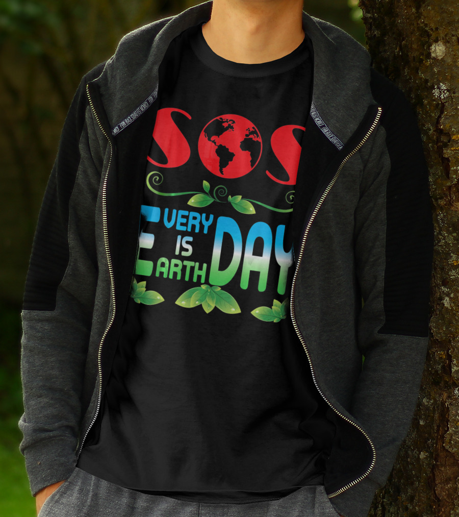 SOS Every Day Is Earth Day T-Shirt