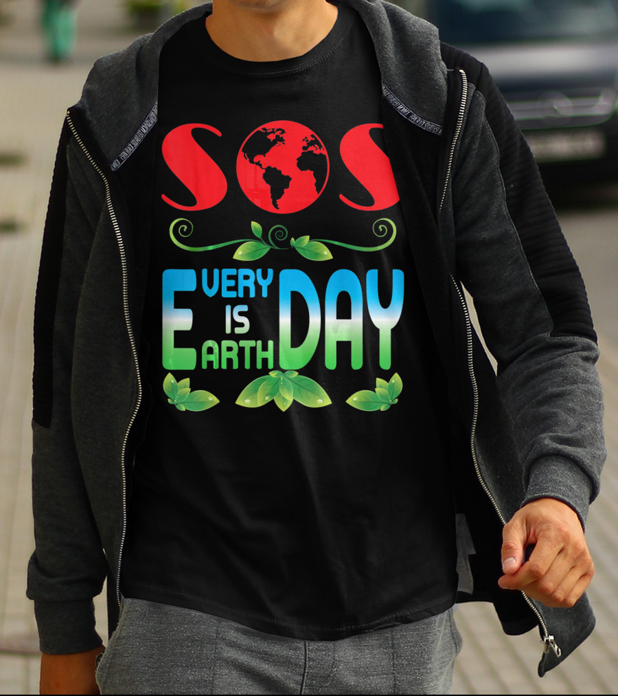SOS Every Day Is Earth Day T-Shirt