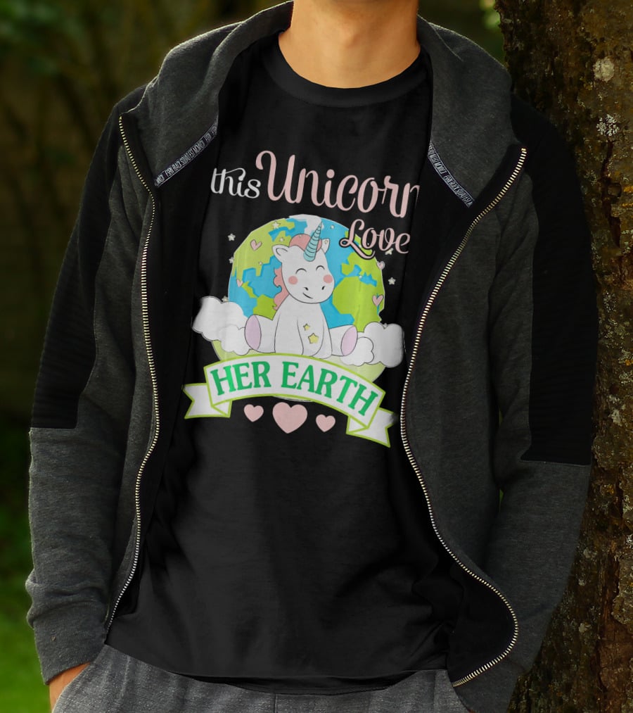 This Unicorn Loves Her Earth T-Shirt