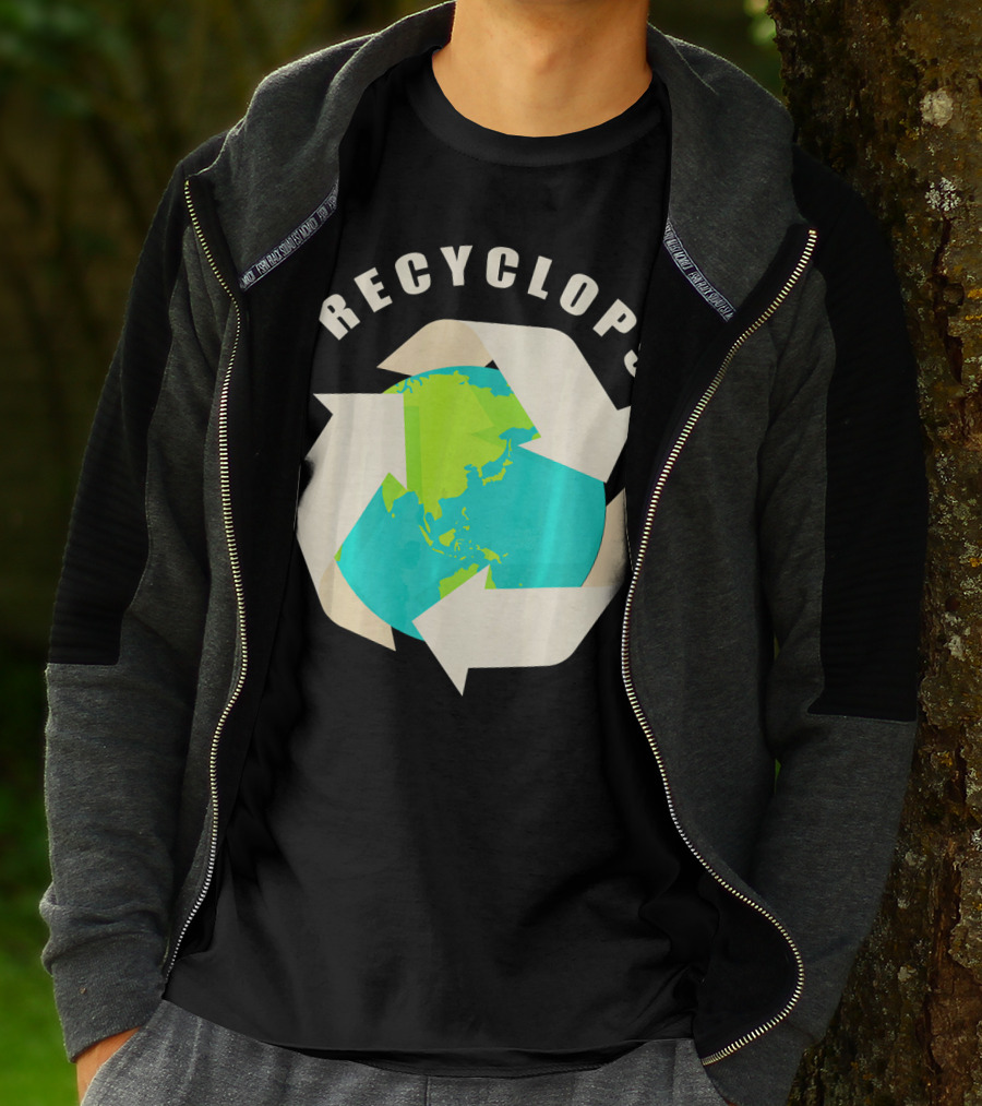 Recyclops Earth Day Recycling T-Shirt