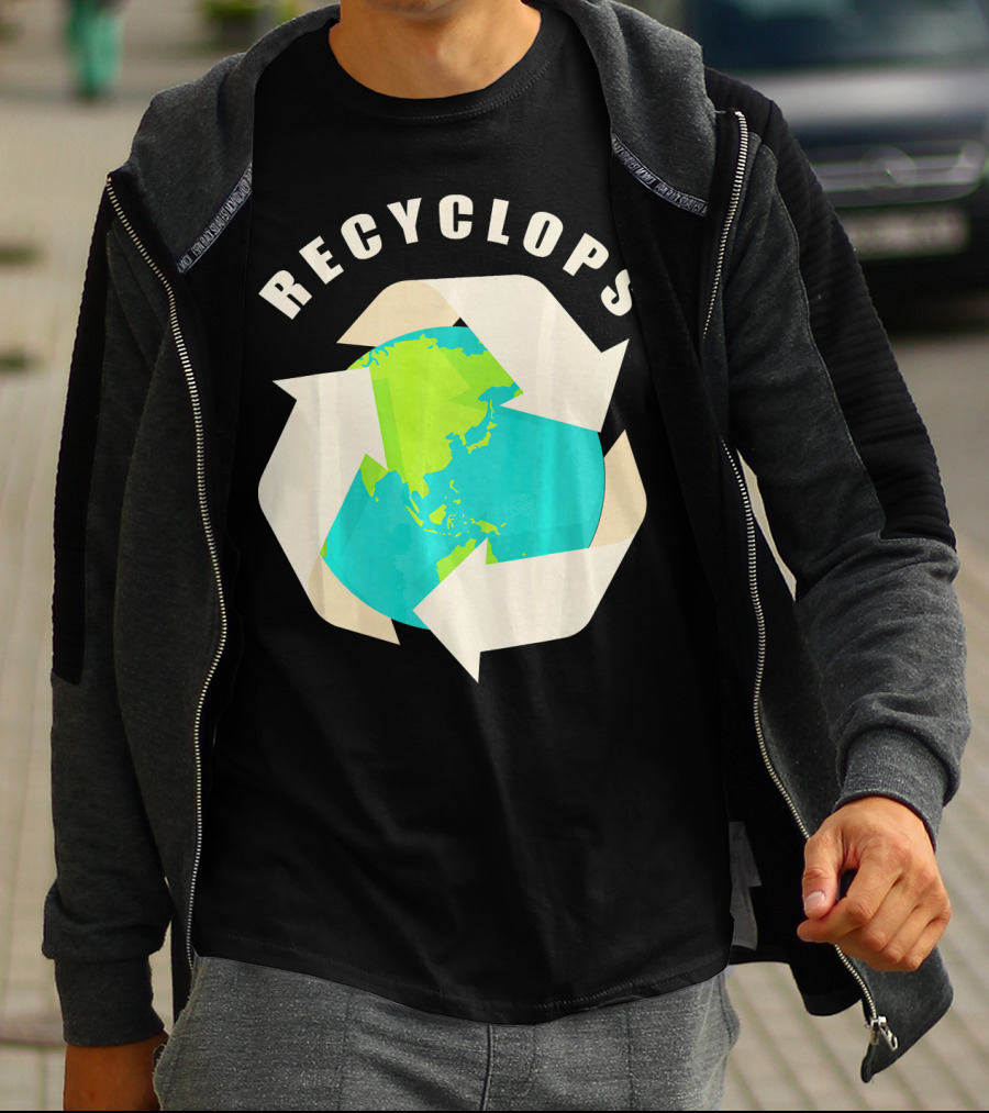 Recyclops Earth Day Recycling T-Shirt