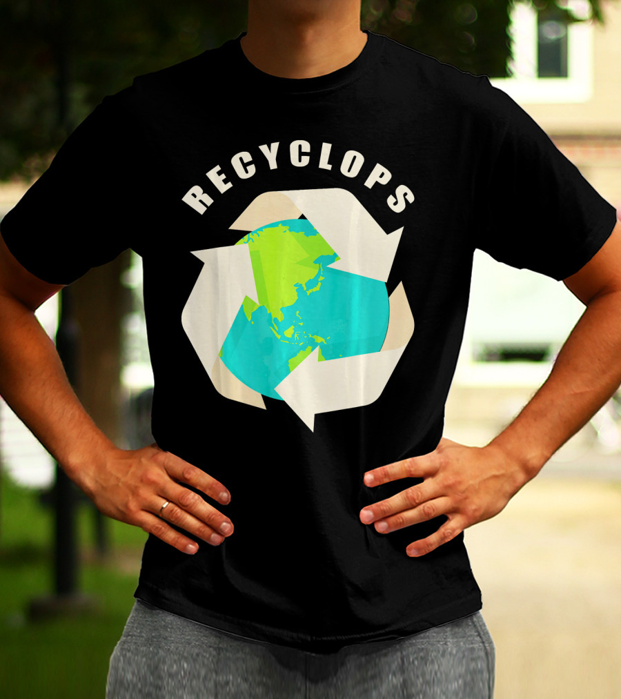 Recyclops Earth Day Recycling T-Shirt