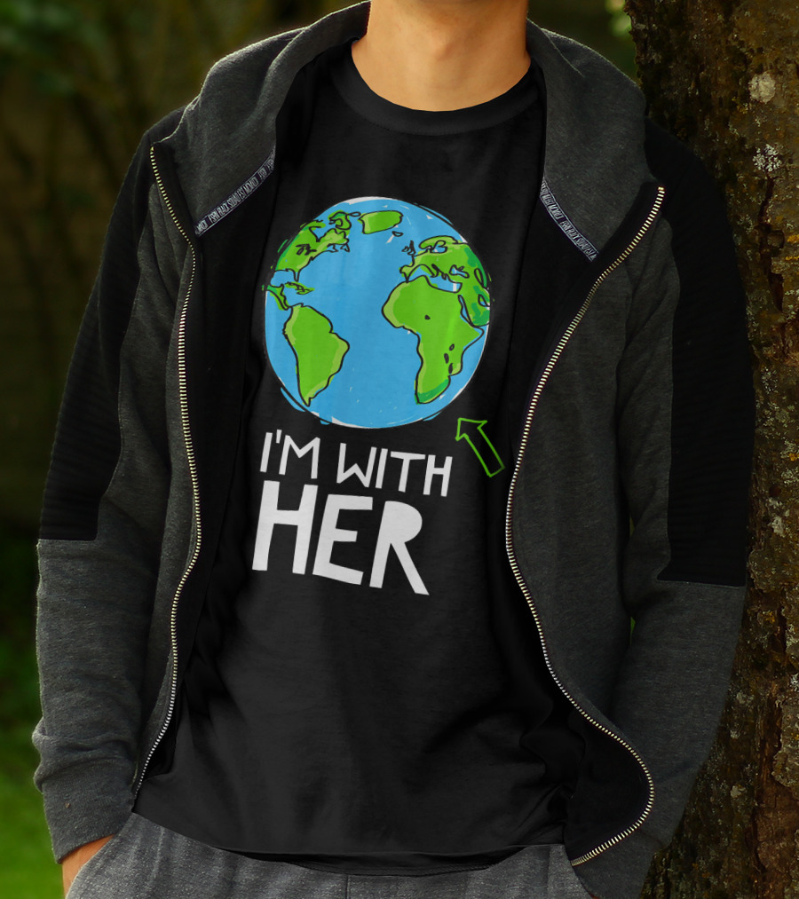Science March I'm With Her Earth T-Shirt