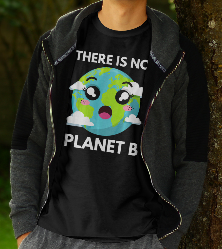 There Is No Planet B Kawaii Fridays For Future Climate Earth T-Shirt