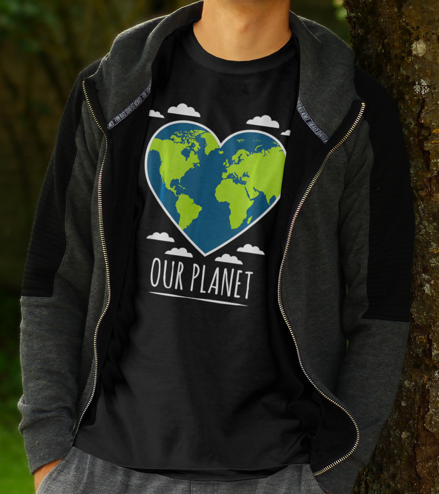 Earth Day Our Planet Love Climat T-Shirt