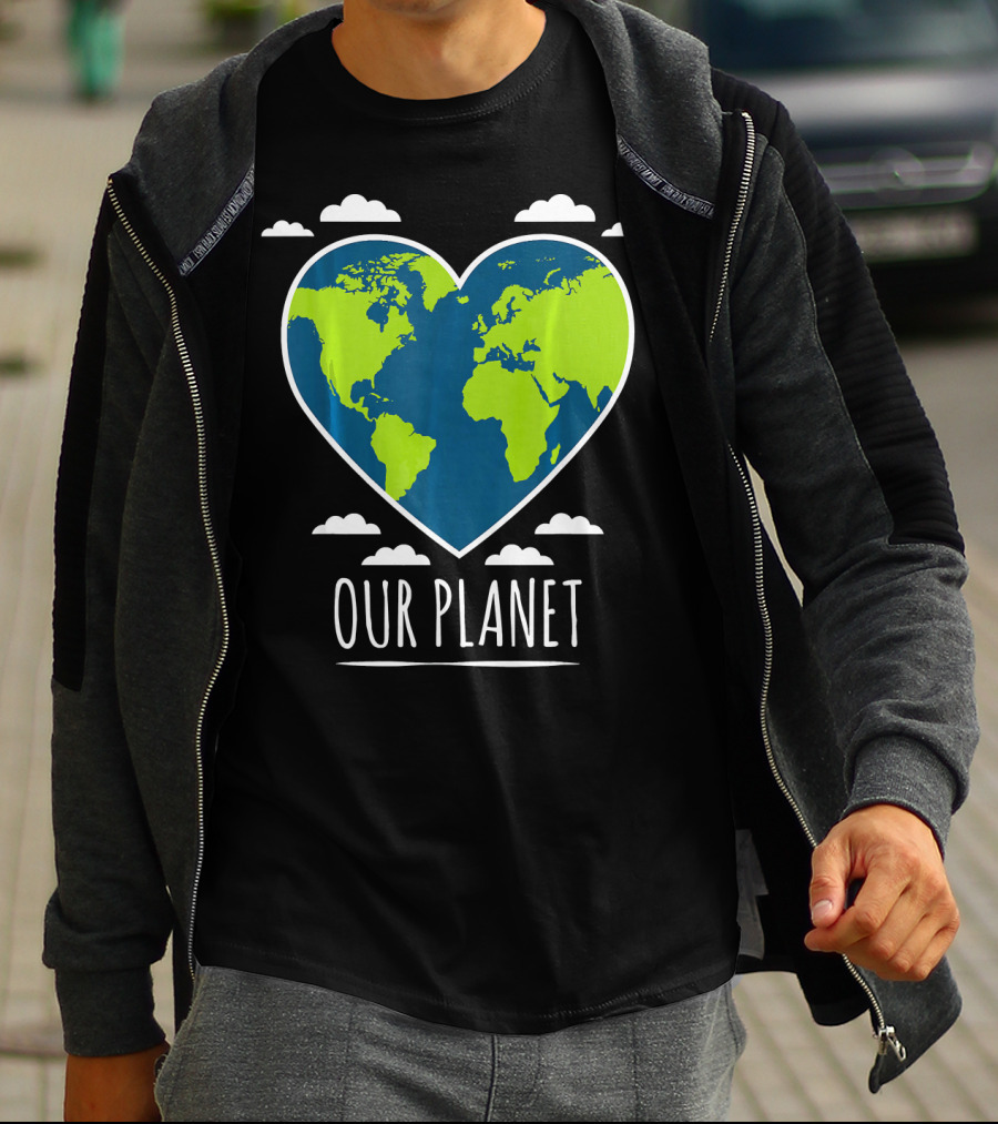 Earth Day Our Planet Love Climat T-Shirt