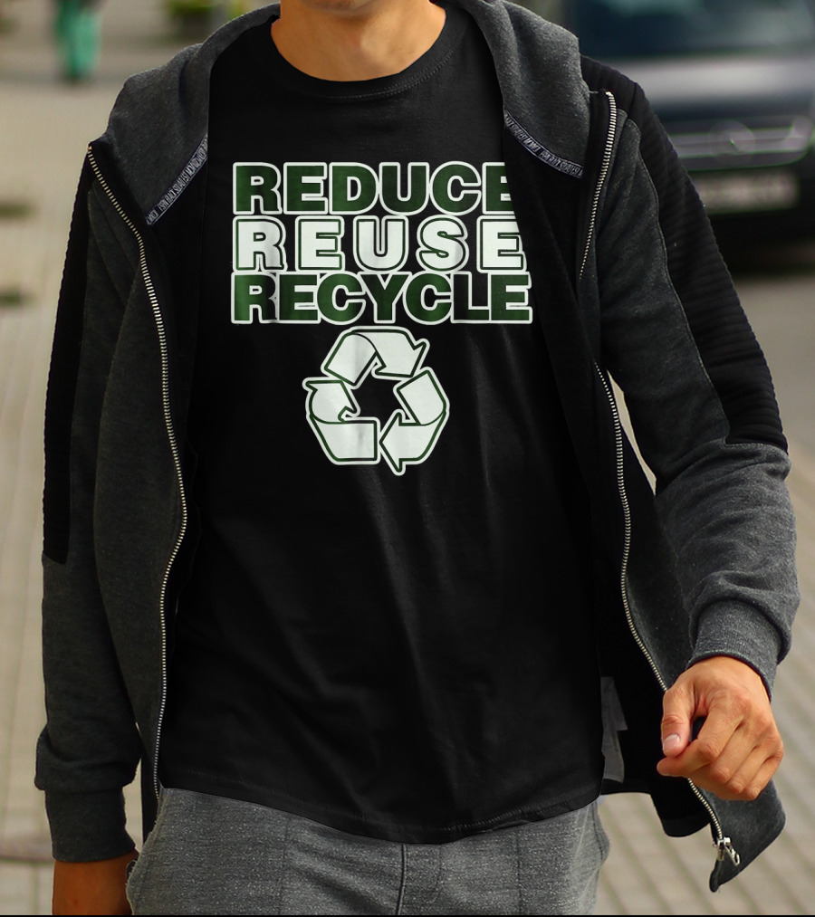 Reduce Reuse Recycle Earth Day T-Shirt
