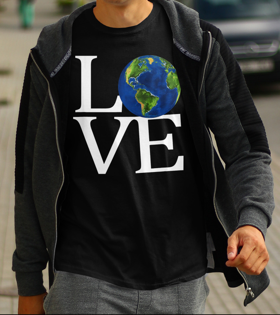 Love Earth Day Environmental Recycling Earth T-Shirt