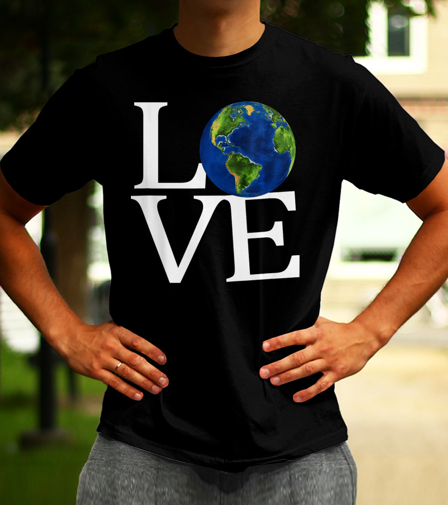 Love Earth Day Environmental Recycling Earth T-Shirt
