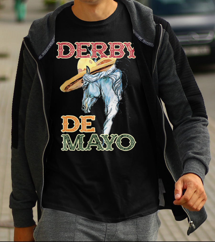 Derby Sombrero De Mayo Horse T-Shirt