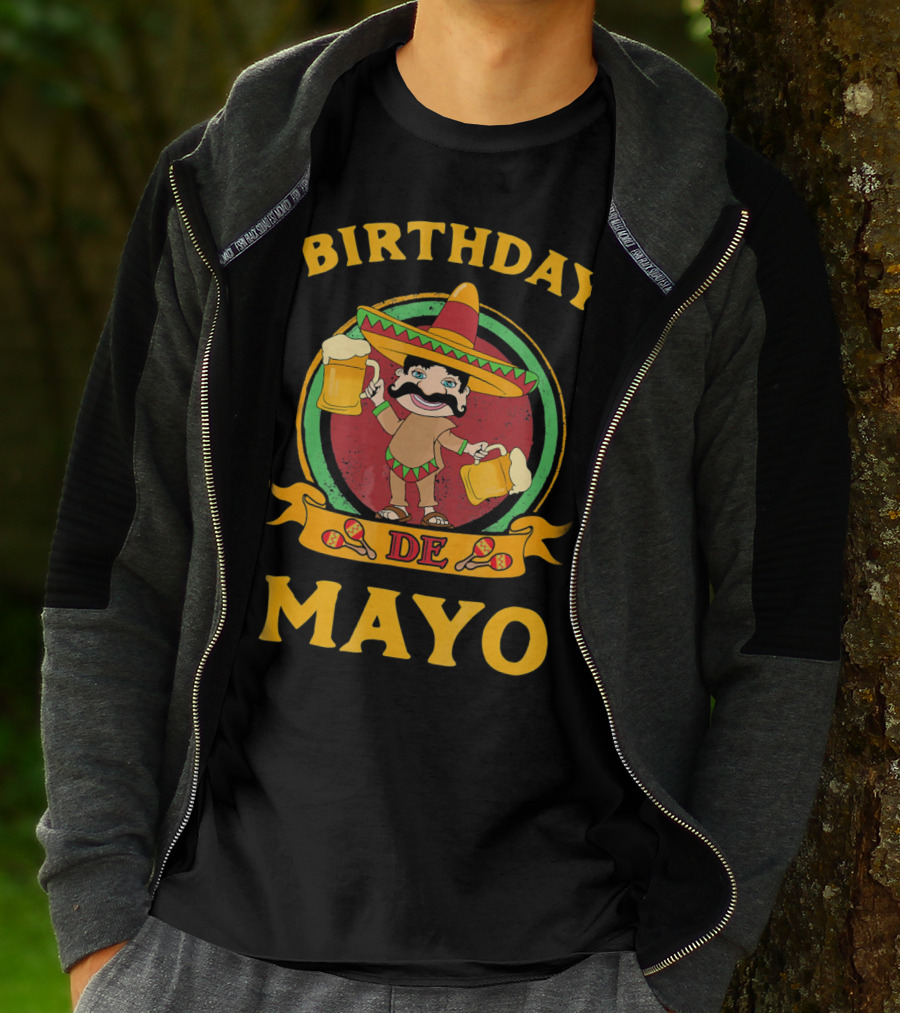 Birthday De Mayo Funny Cinco T-Shirt