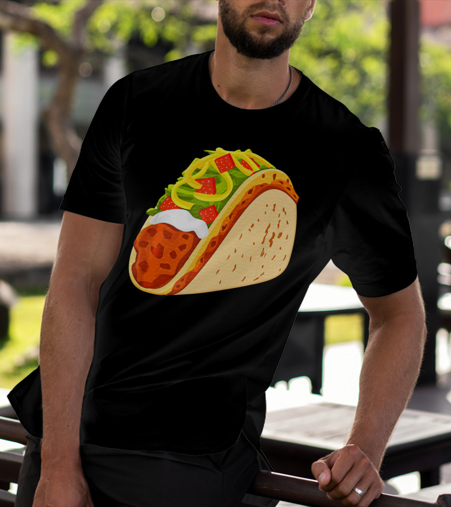 Yummy Taco Funny Mexican Food Lover Cinco T-Shirt