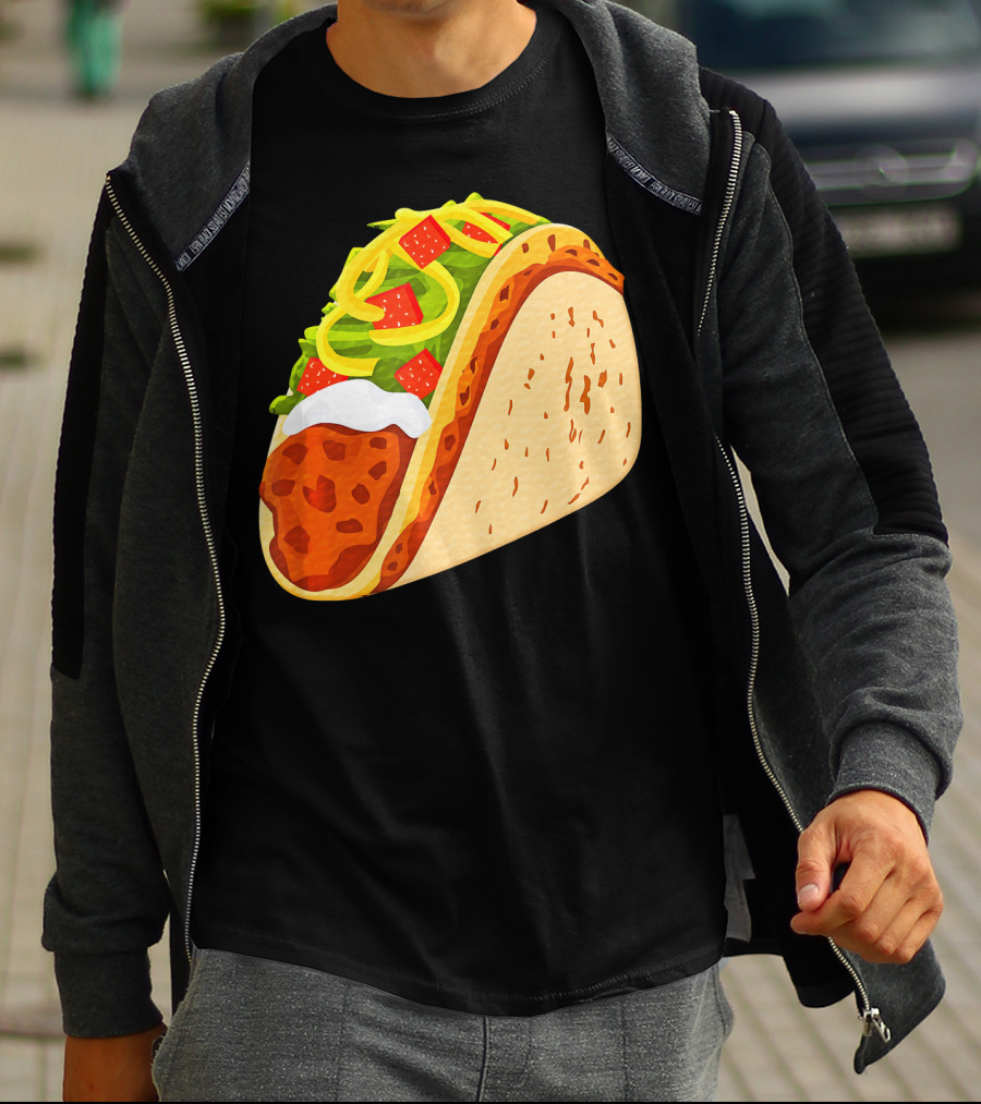Yummy Taco Funny Mexican Food Lover Cinco T-Shirt