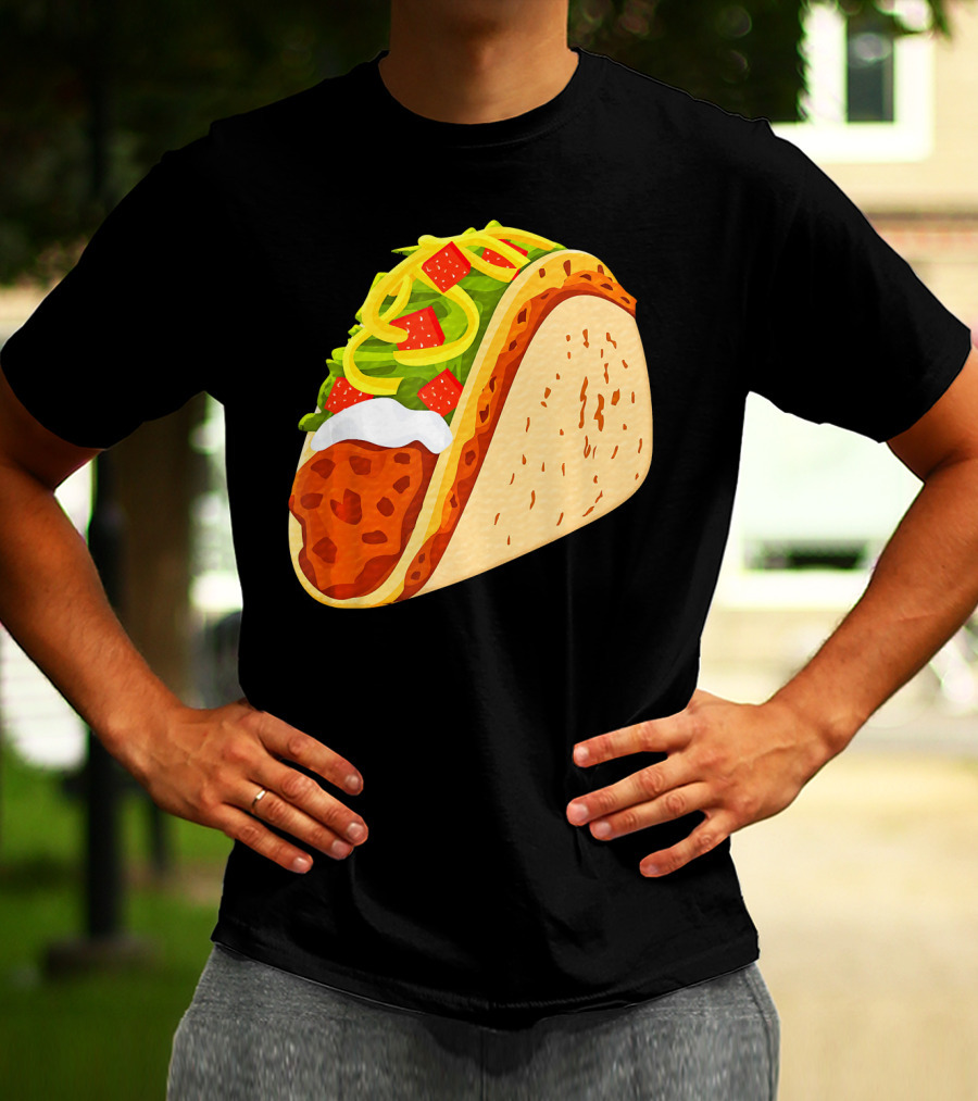 Yummy Taco Funny Mexican Food Lover Cinco T-Shirt