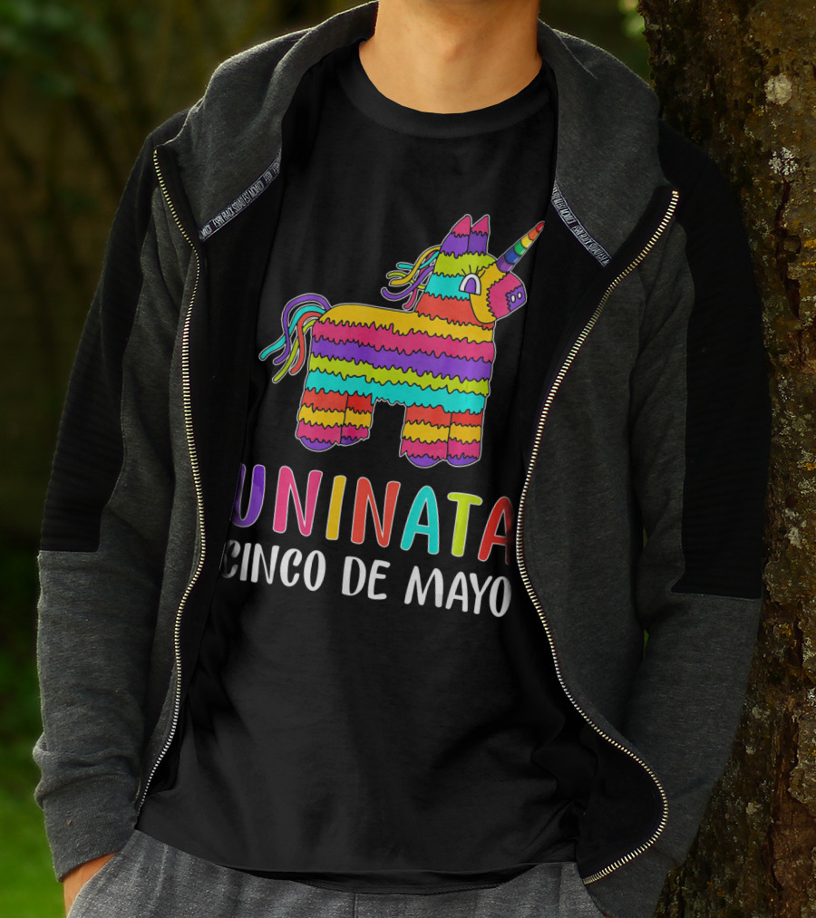 Unicorn Pinata Rainbow Uninata Cinco De Mayo T-Shirt