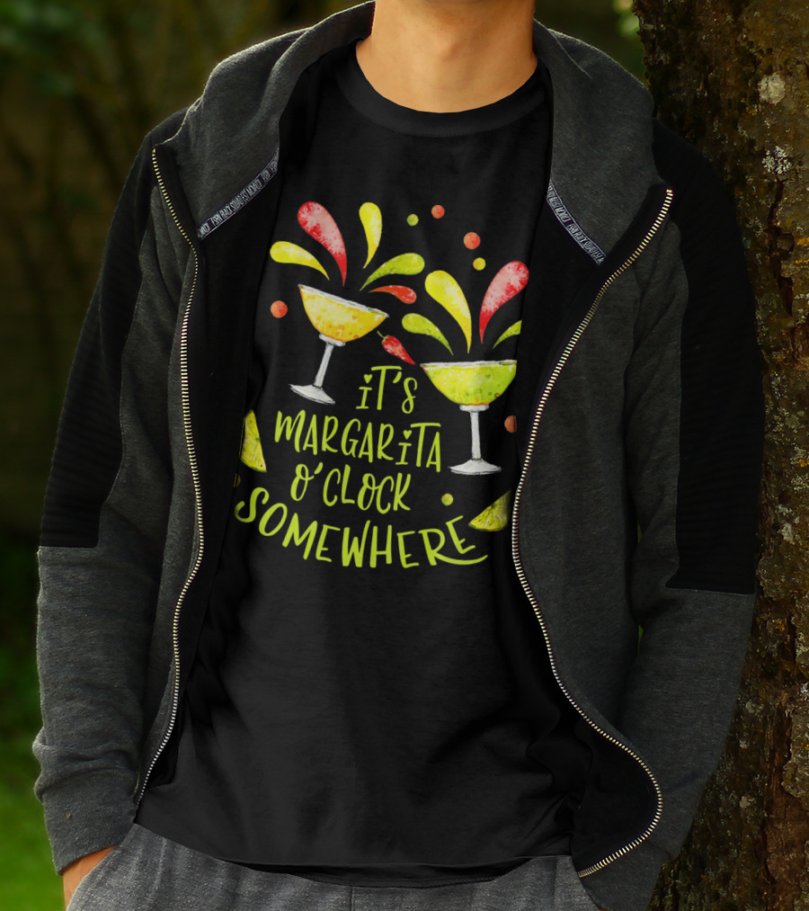 It's Margarita O'Clock Somewhere Cinco De T-Shirt
