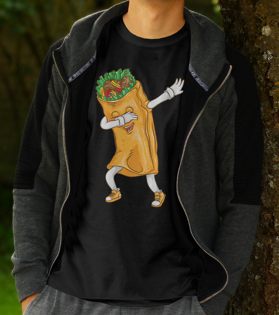Cinco De Mayo Dabbing Burrito Cool Taco Party T-Shirt