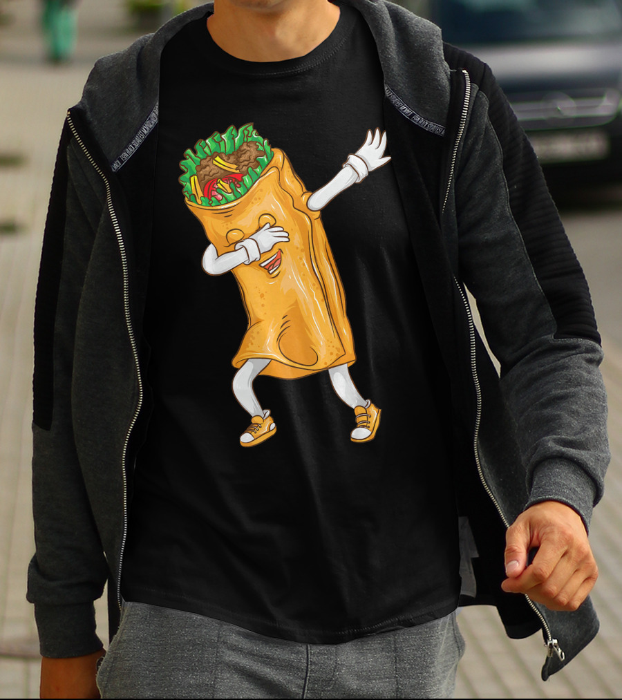Cinco De Mayo Dabbing Burrito Cool Taco Party T-Shirt