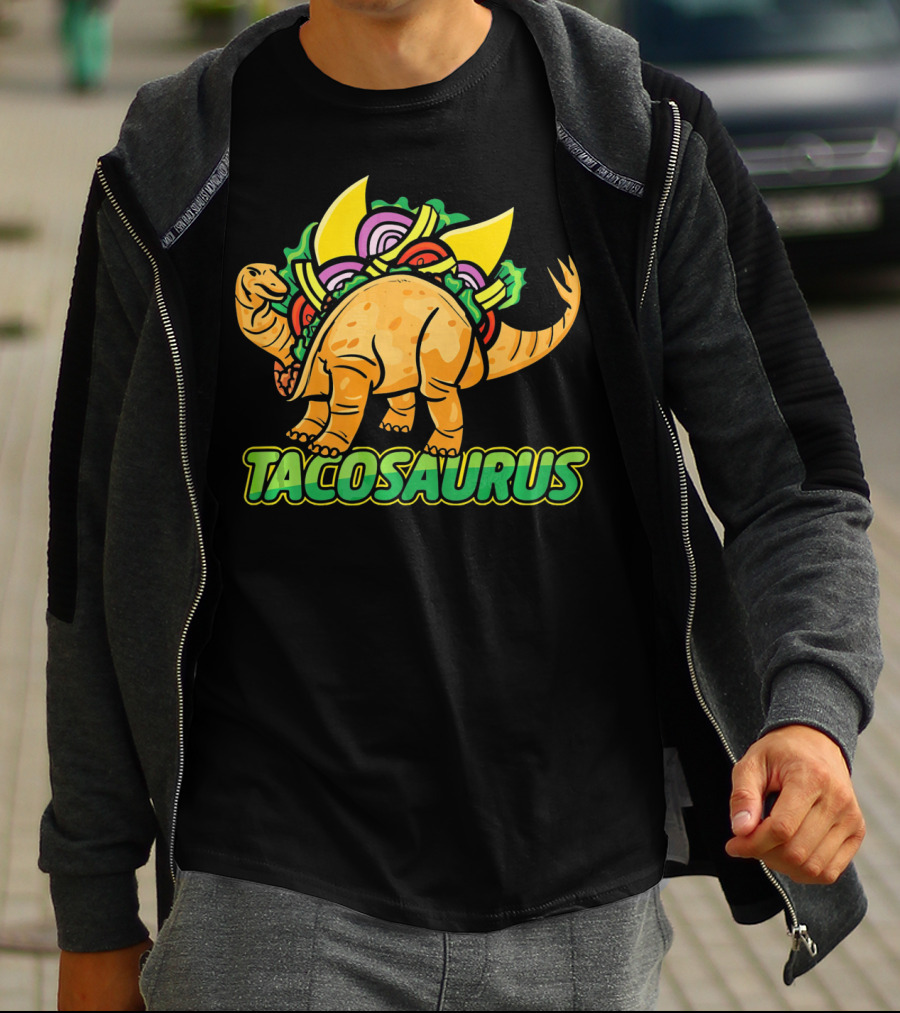 Tacosaurus Dinosaur Taco Cinco De Mayo T-Shirt