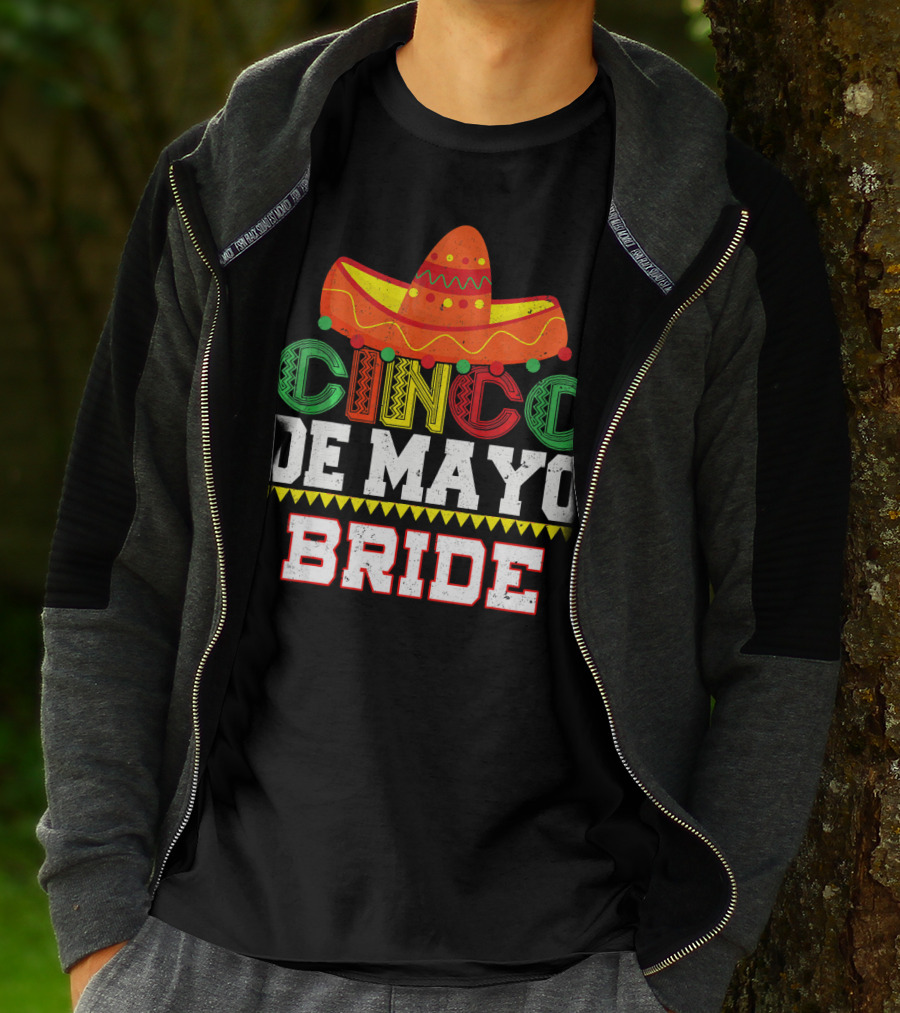 Cinco De Mayo Bride Sombrero Fiesta T-Shirt