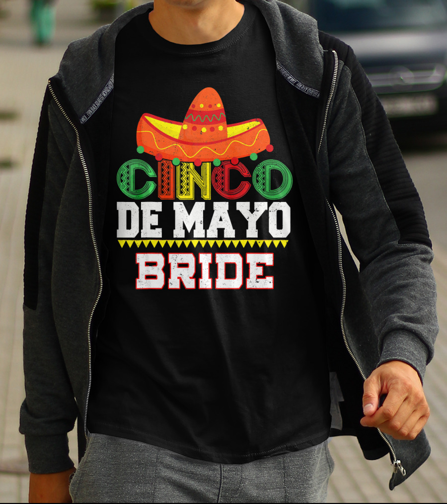 Cinco De Mayo Bride Sombrero Fiesta T-Shirt