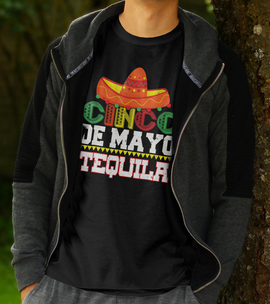 Cinco De Mayo Tequila Sombrero T-Shirt