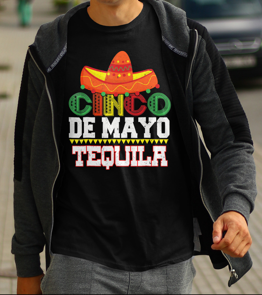 Cinco De Mayo Tequila Sombrero T-Shirt