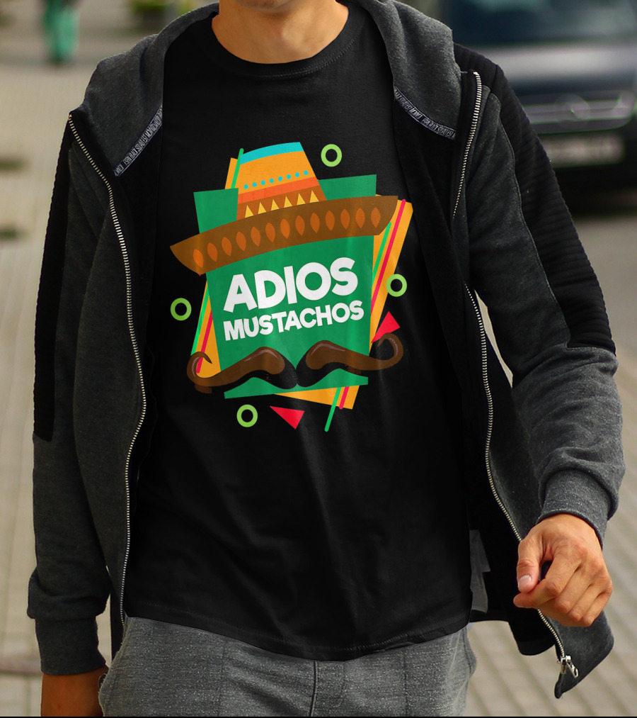 Adios Mustachos Cinco De Mayo Party T-Shirt