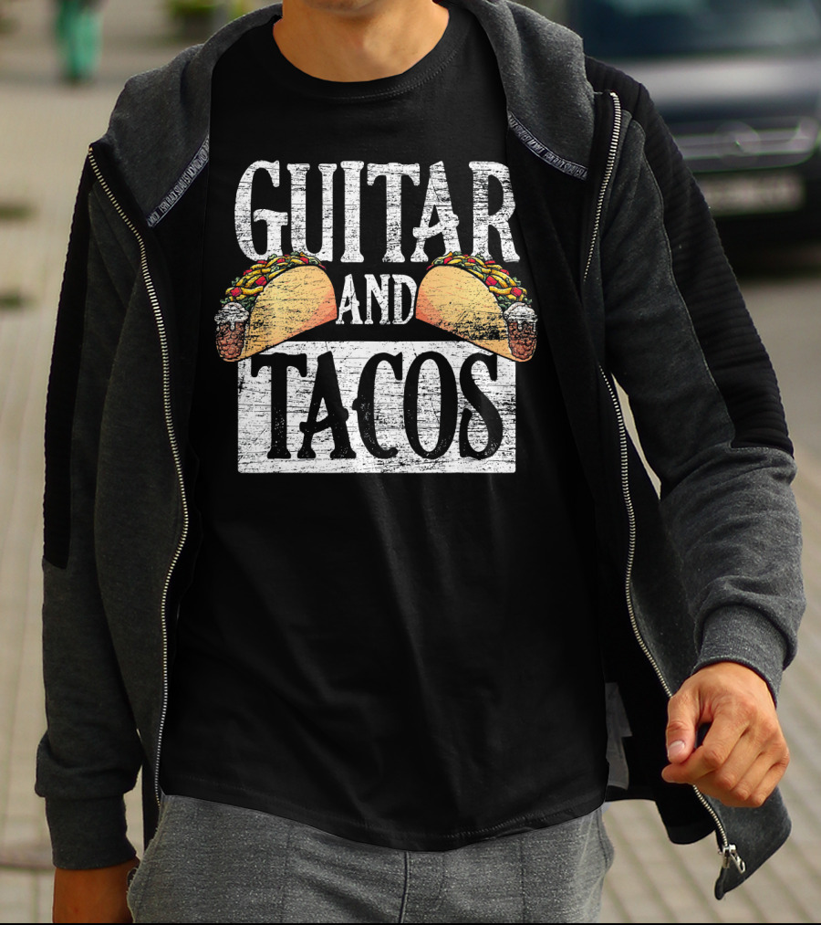 Guitar And Tacos Latino Latina Cinc T-Shirt