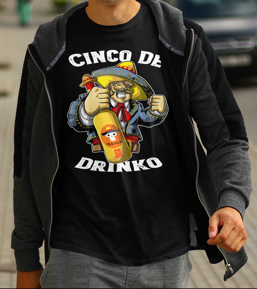 Cinco De Drinko Tequila Mariachi Costume Mexican T-Shirt