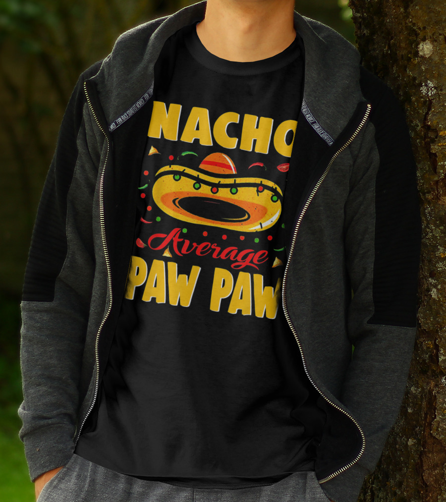 Nacho Average Paw Paw Sombrero Cinco Fiesta Peppers T-Shirt