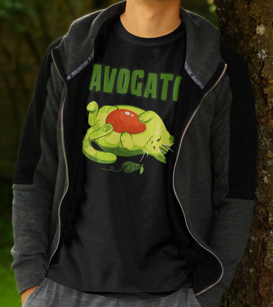 Avogato Cinco De Mayo Funny Meow Avocado Mexico T-Shirt