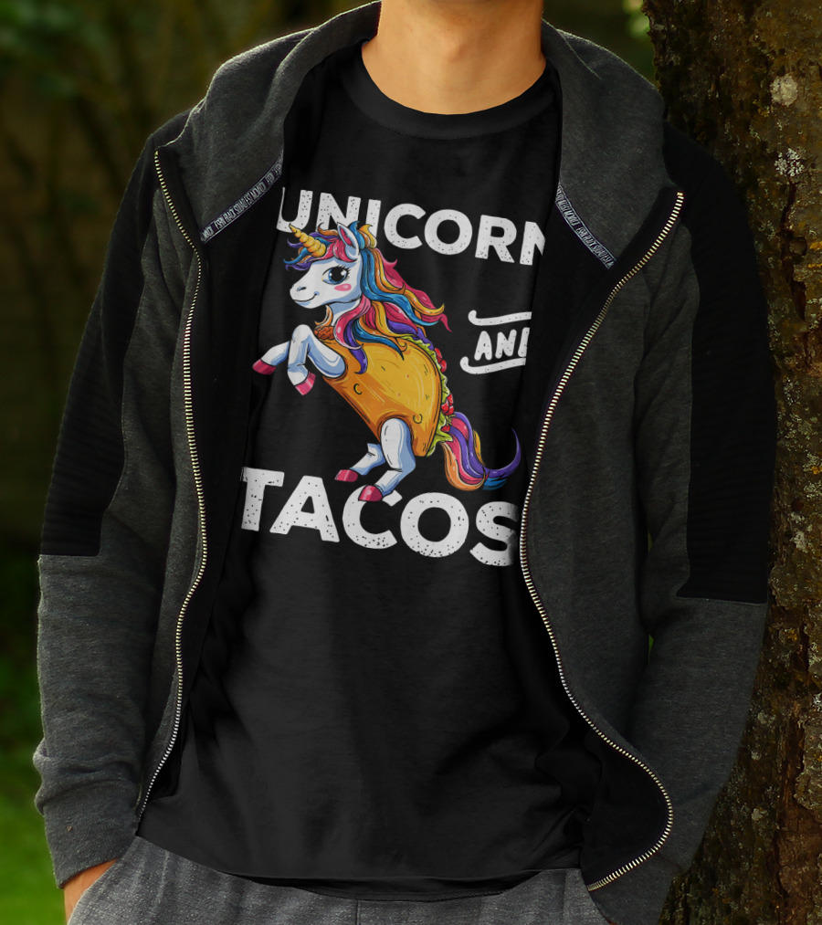 Unicorn And Tacos Cinco De Mayo Celebration Parade T-Shirt