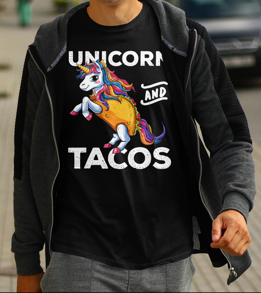 Unicorn And Tacos Cinco De Mayo Celebration Parade T-Shirt