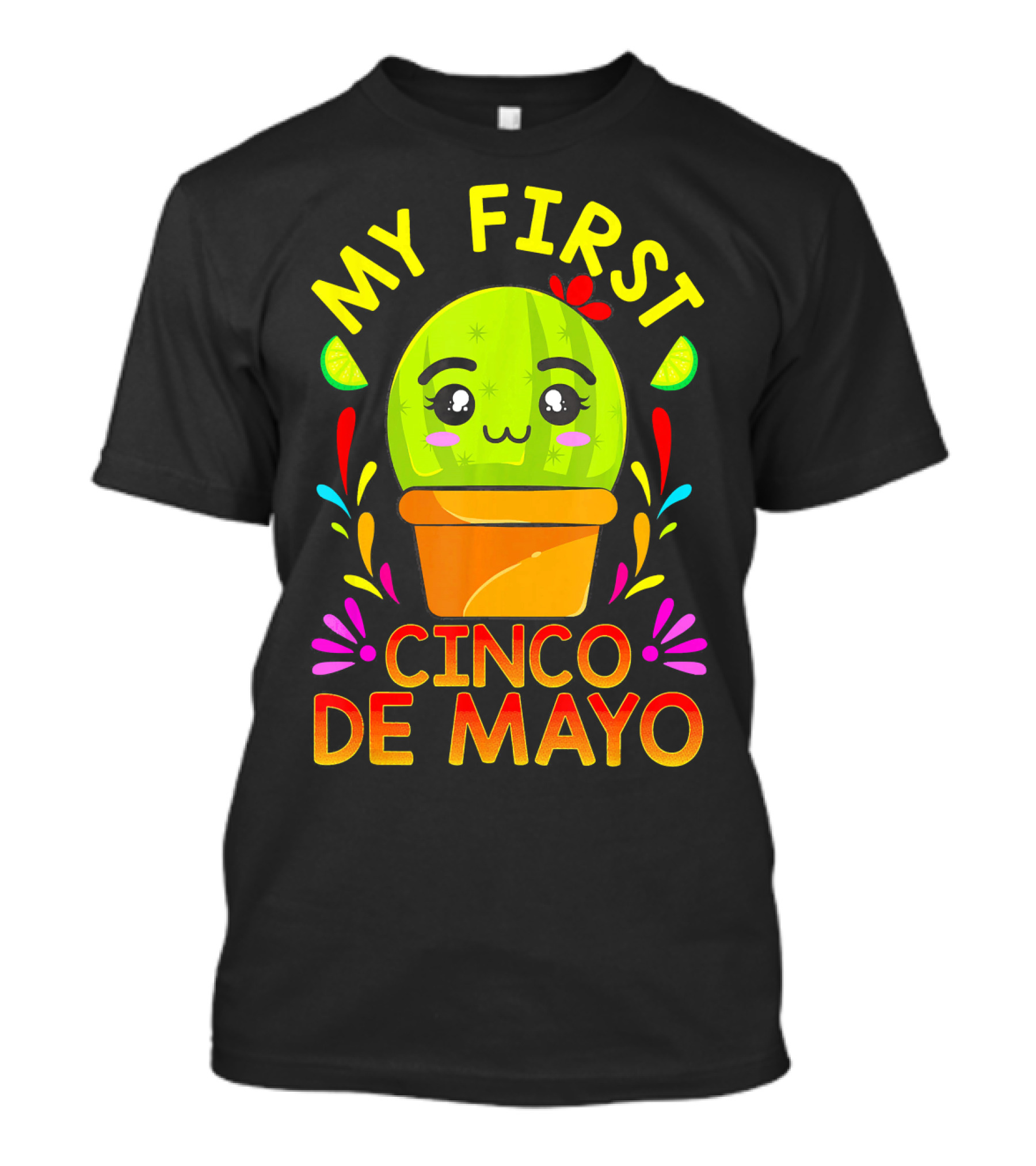 My First Cinco De Mayo Cute Cactus Baby T-Shirt