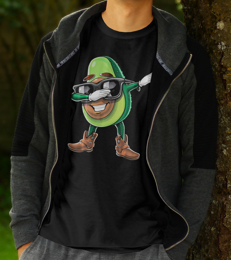 Cinco De Mayo Dabbing Avocado Fiesta Fun T-Shirt