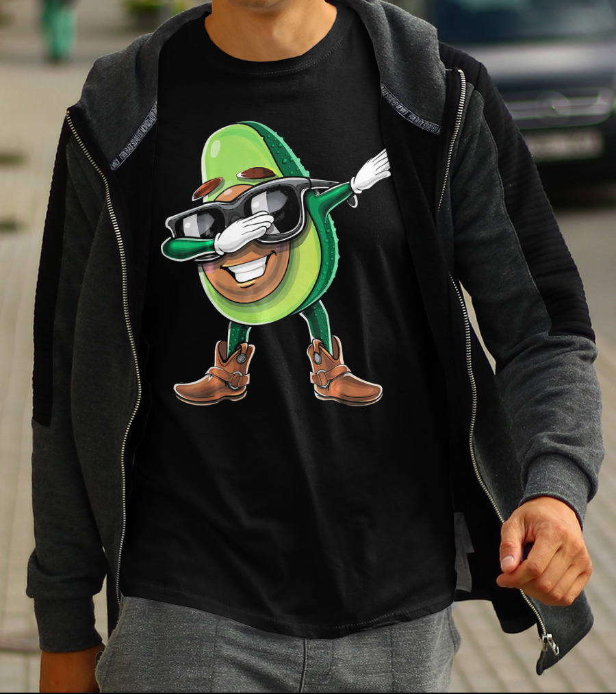 Cinco De Mayo Dabbing Avocado Fiesta Fun T-Shirt