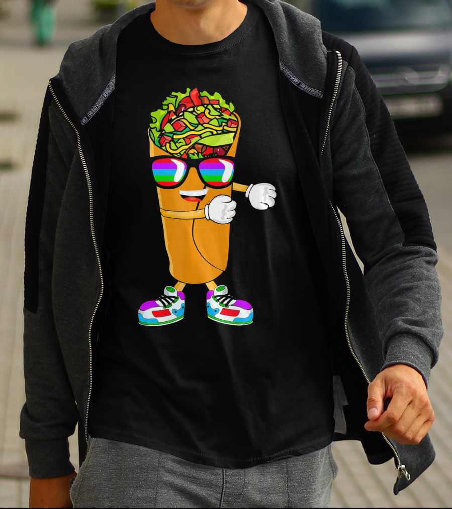 Flossing Burrito Dancing Cinco De Mayo Fun T-Shirt