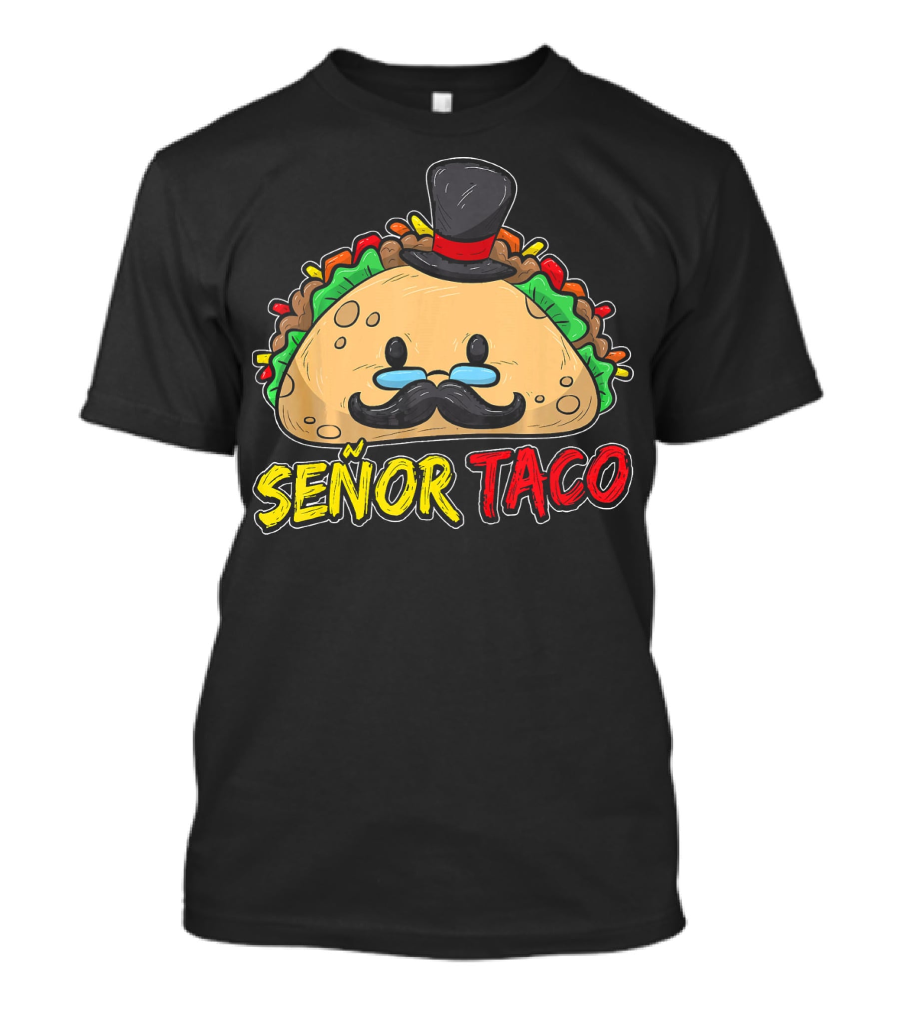 Señor Taco Mustache Cinco De Mayo T-Shirt