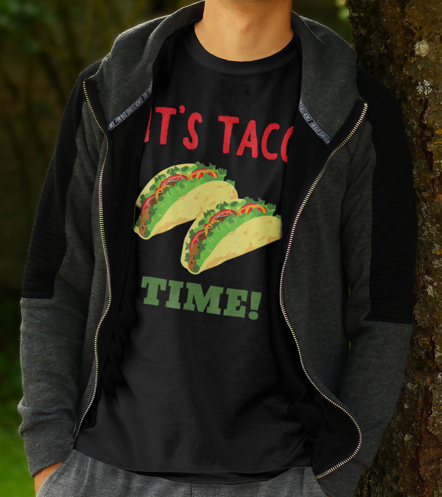 Cinco De Mayo It's Taco Time Funny T-Shirt