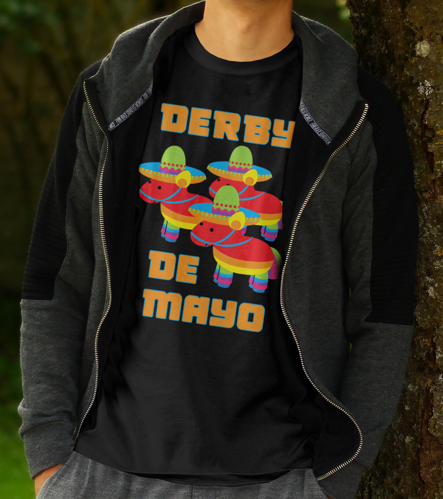 Derby De Mayo Sombrero Pinata Party T-Shirt
