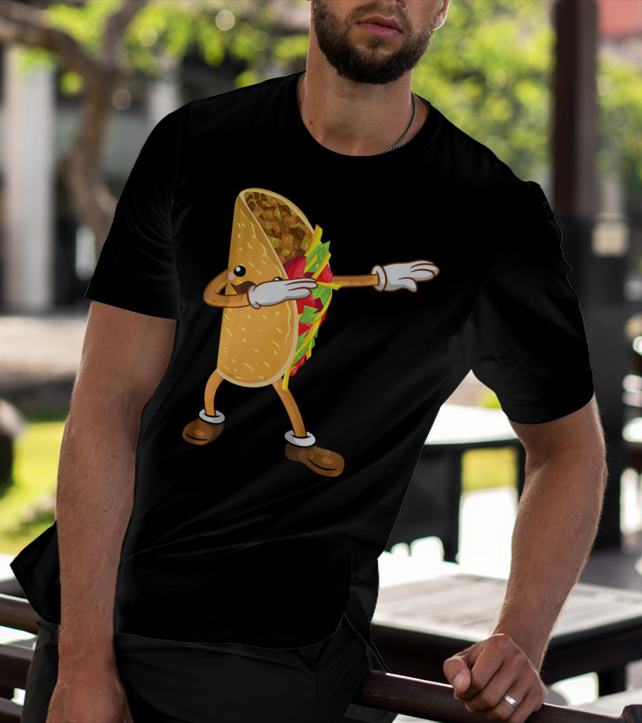 Dabbing Taco Dance Funny Cinco De Mayo T-Shirt