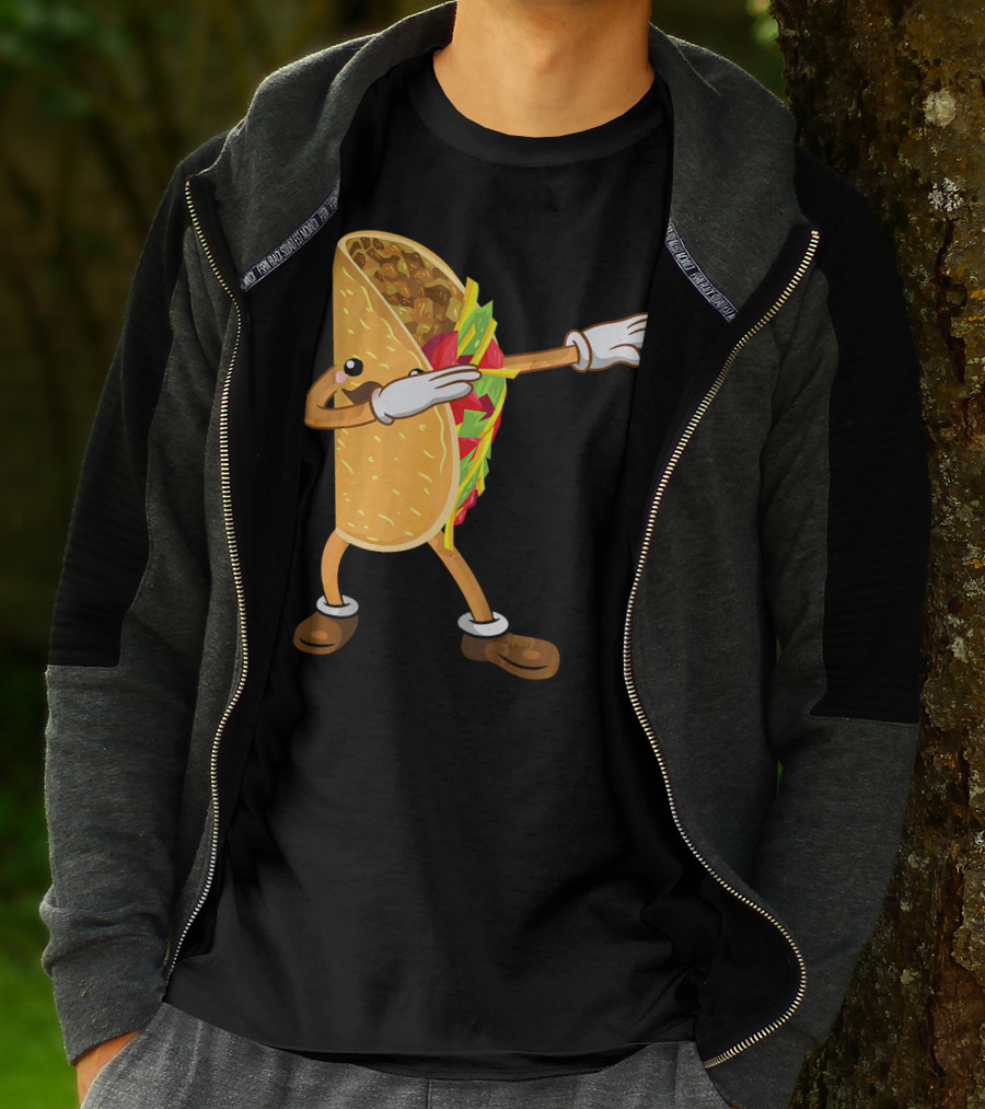 Dabbing Taco Dance Funny Cinco De Mayo T-Shirt
