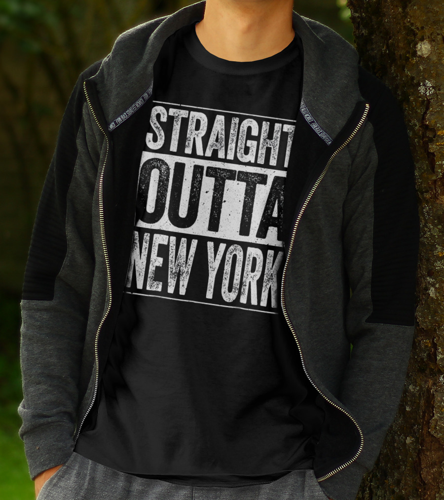 Straight Outta New York Patrioti T-Shirt