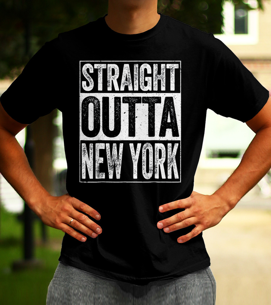 Straight Outta New York Patrioti T-Shirt
