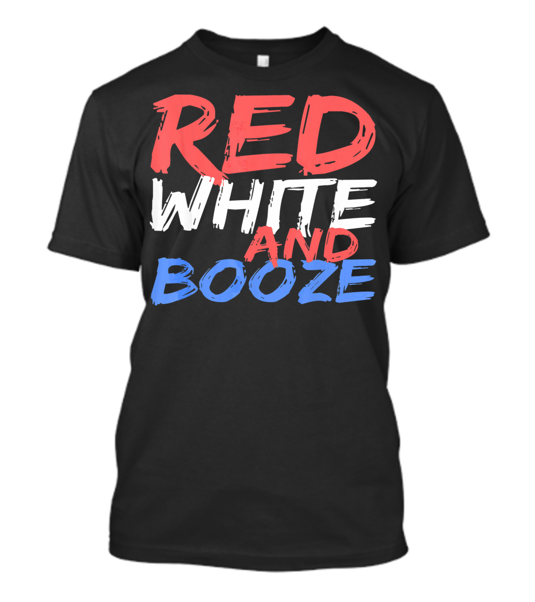 Red White And Booze Drinking T-Shirt