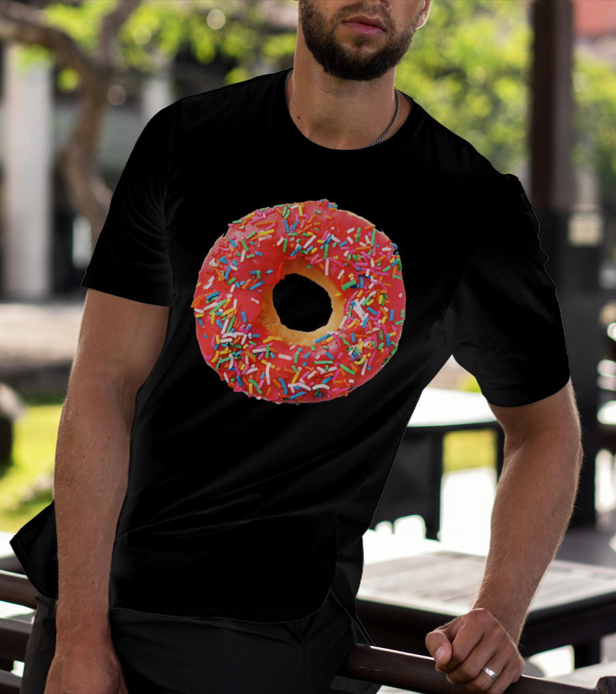 Sprinkles Donut For The Donuts Lover Gla With Colorful Toppings T-Shirt